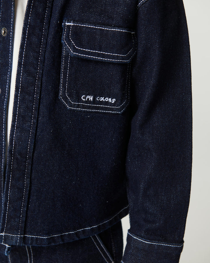 Økologisk Denimskjorte Regular Fit - Raw Denim