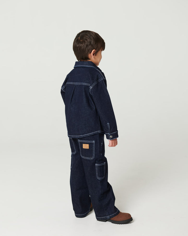 Økologisk Denimskjorte Regular Fit - Raw Denim