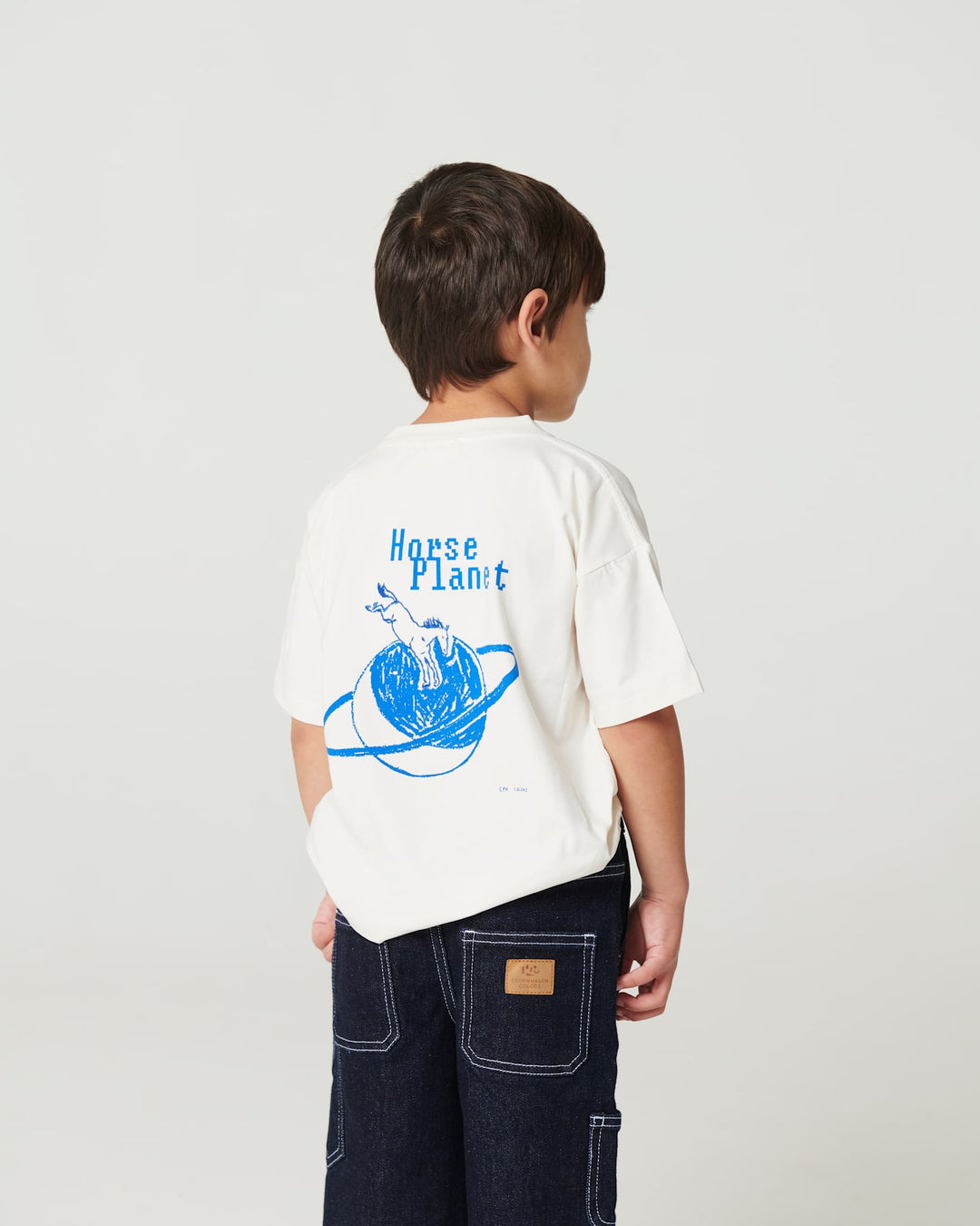 T-shirt m. print - WHITE