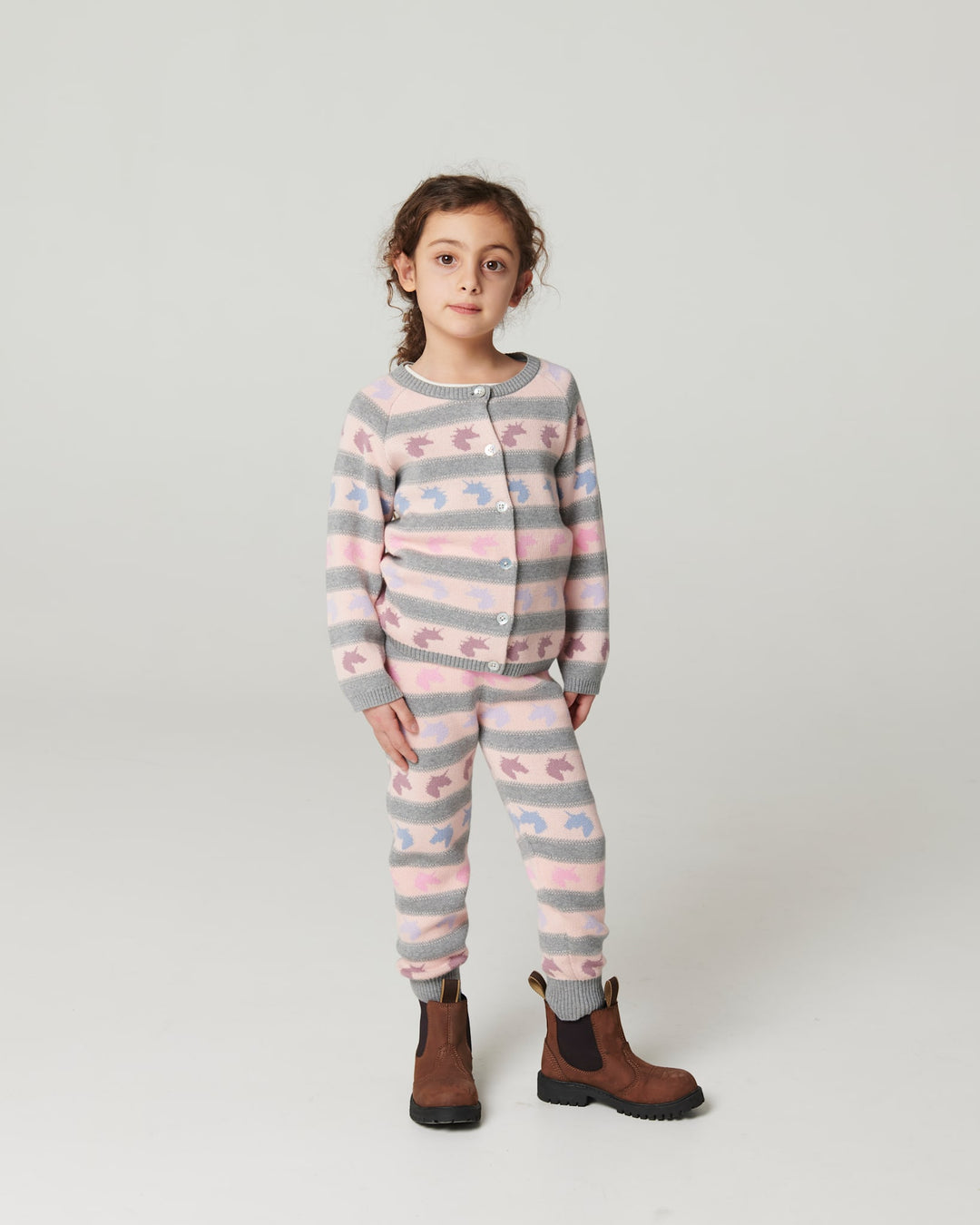 Enhjørning Strikcardigan - Unicorn