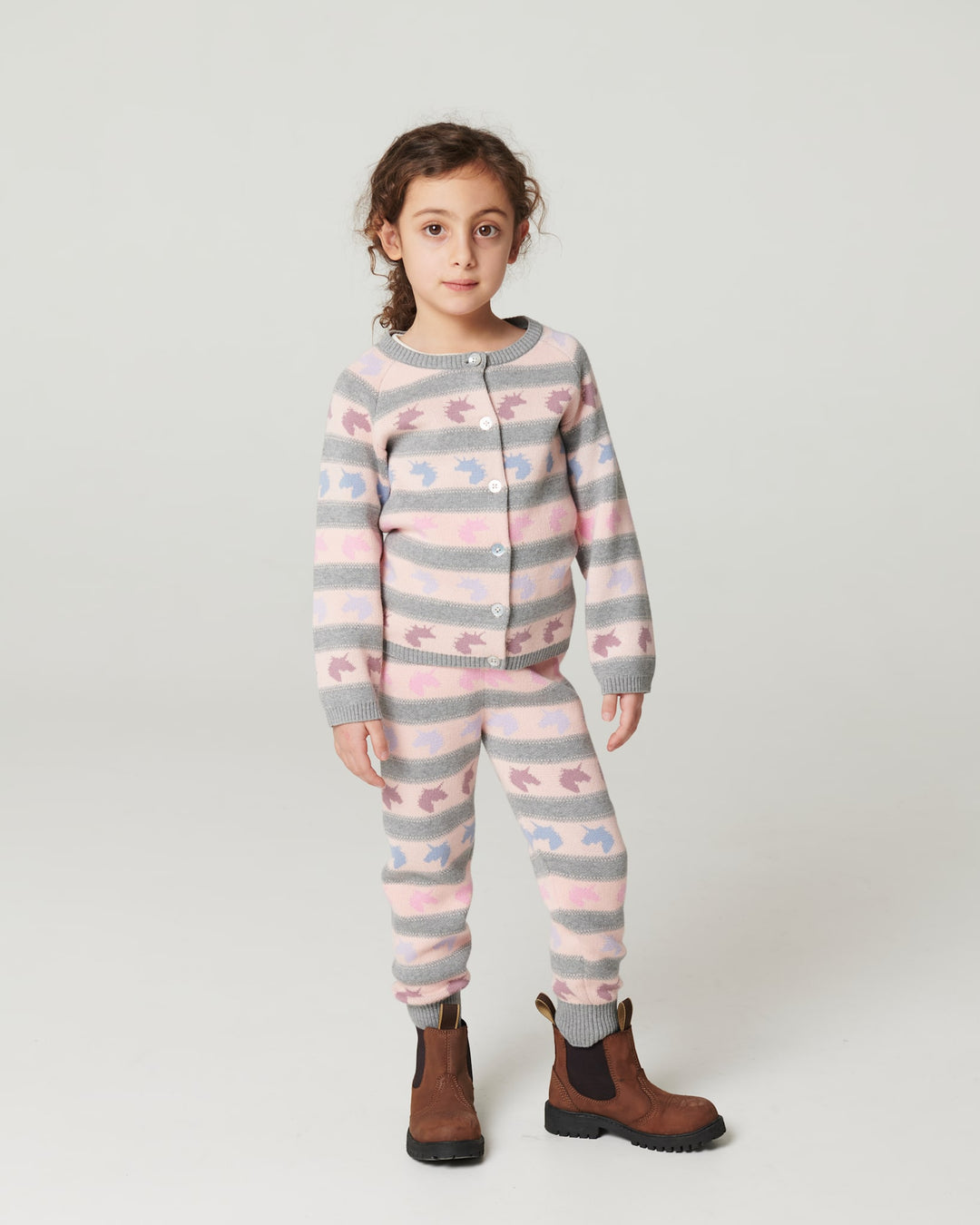 Enhjørning Strikcardigan - Unicorn
