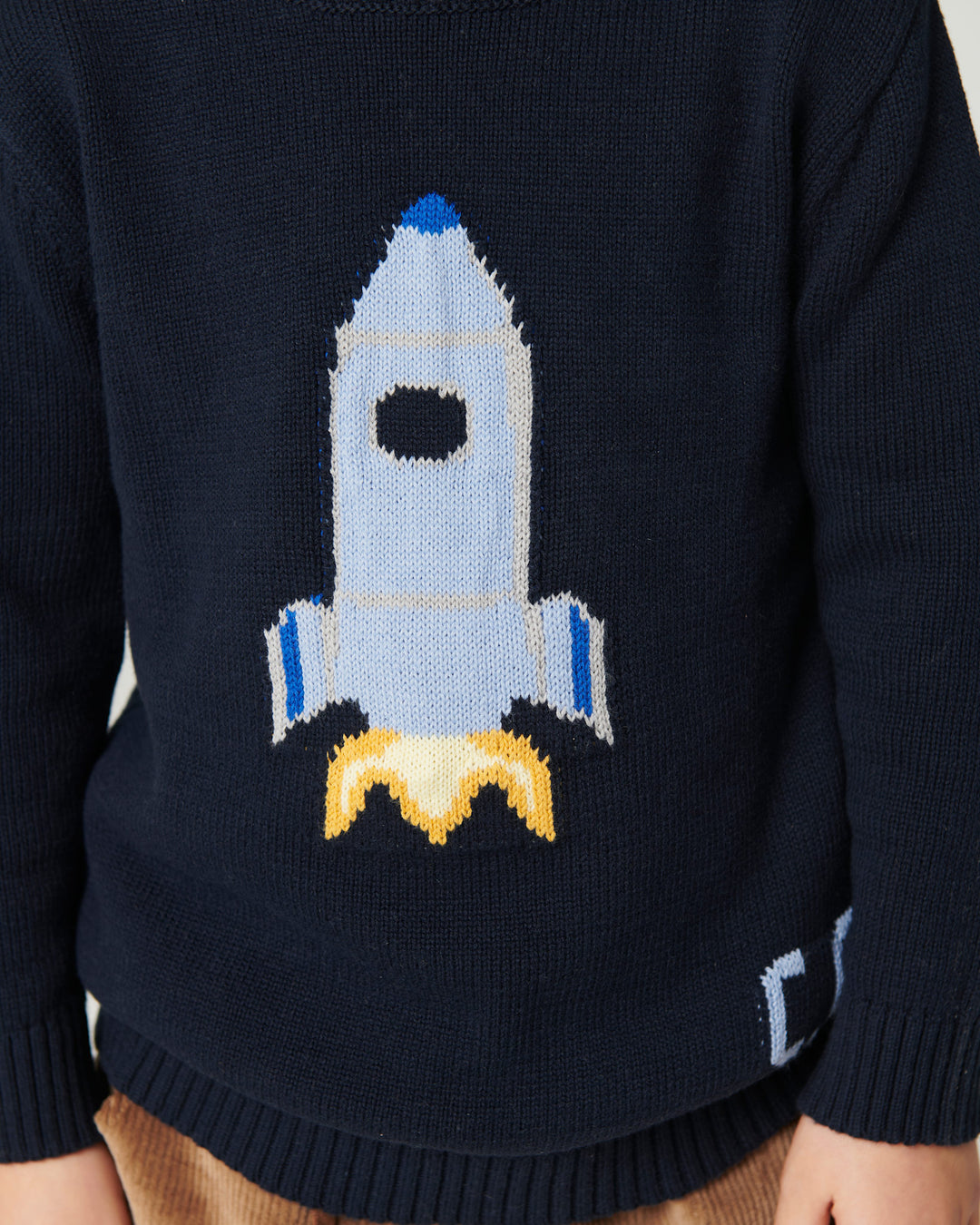 Striktrøje m. Motiv - Navy Rocket Comb.