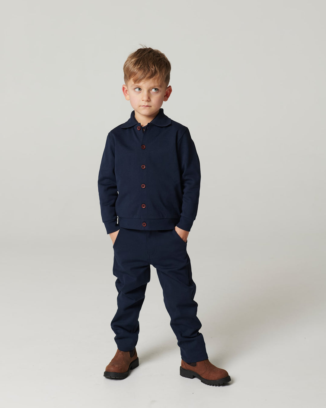 360° superstrækbare chinos - Navy