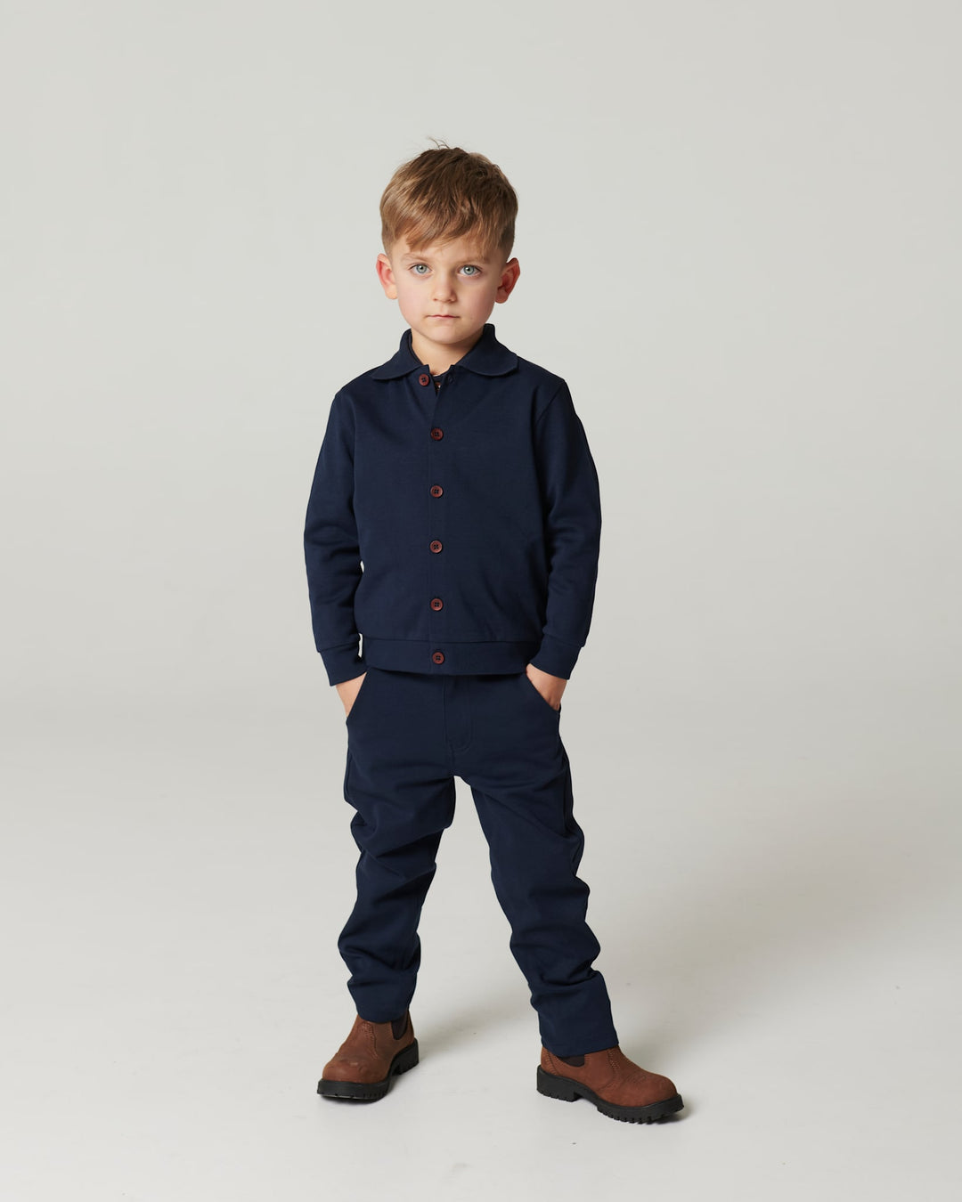 360* Super Strækbar Cardigan - Navy