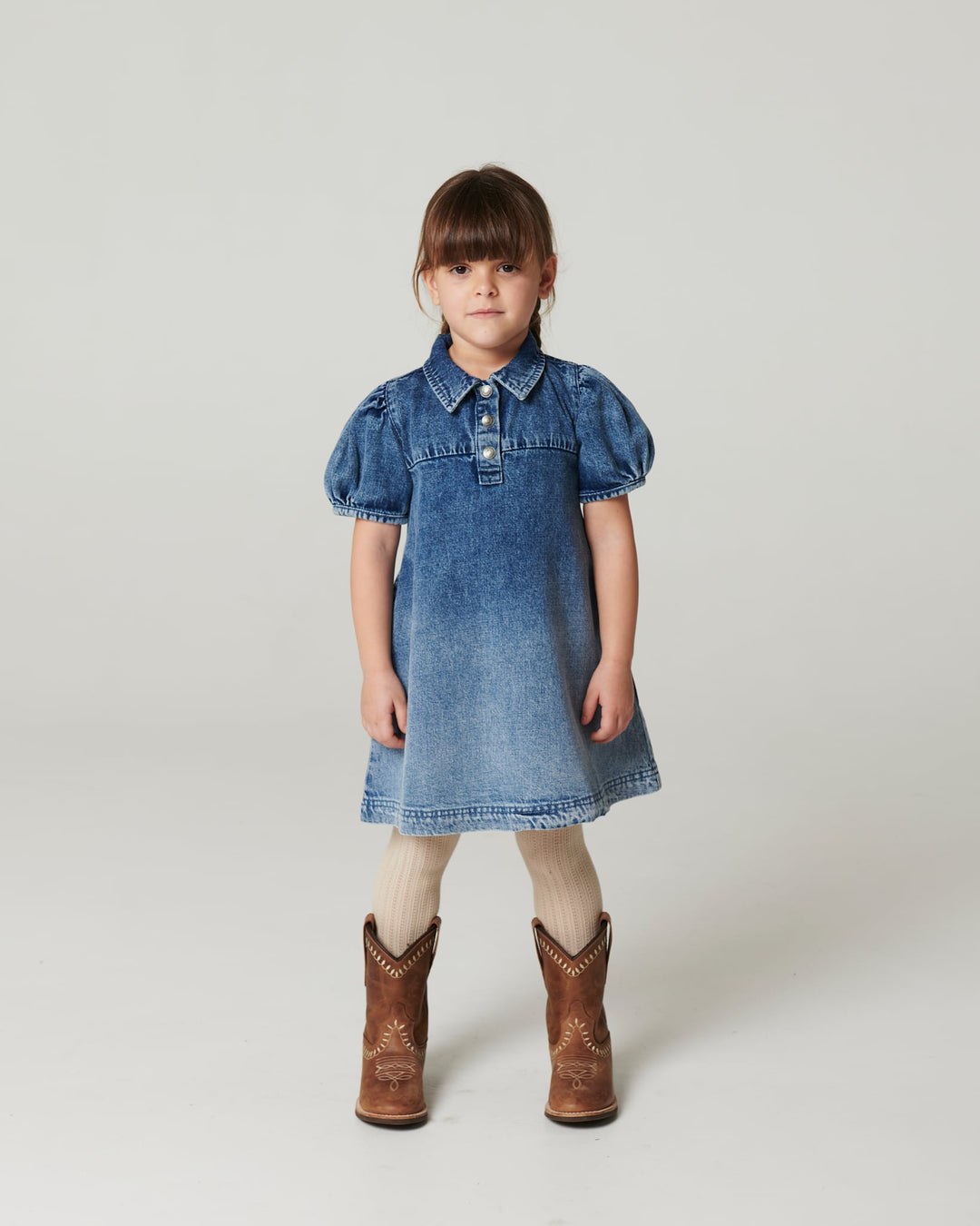 Denimkjole m. Block Spray - Block Spray