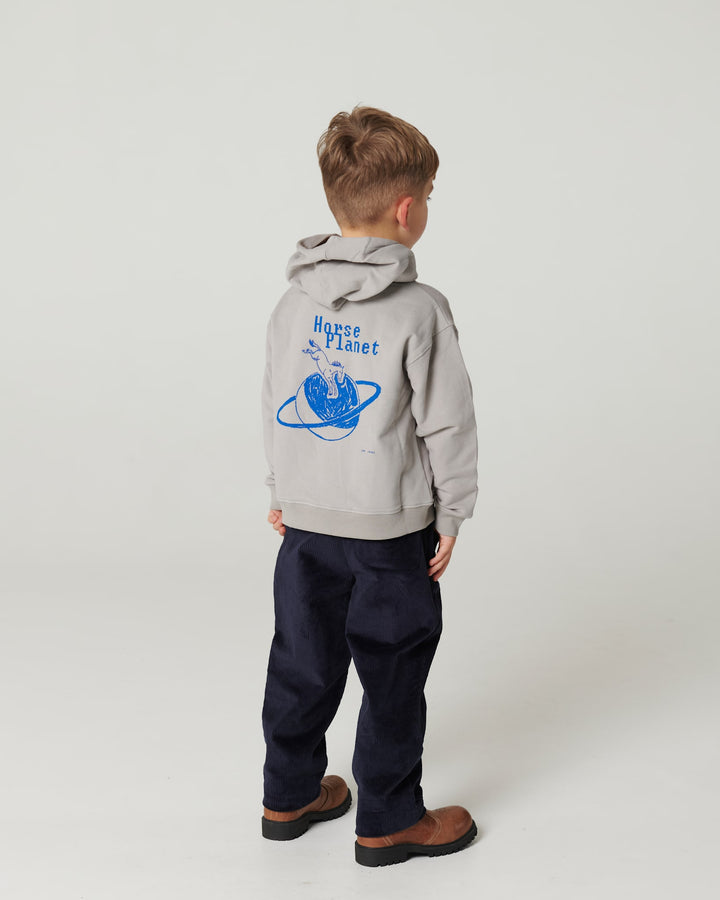 Sweat Shirt m. Hoodie - Grey