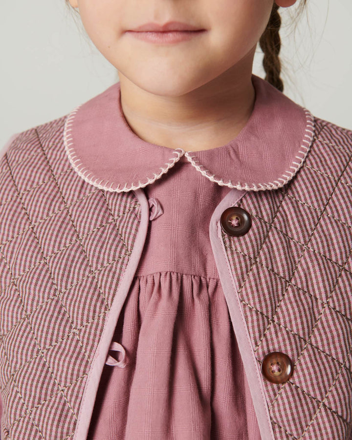 Ternet Quiltvest - Winter Rose Check Comb.