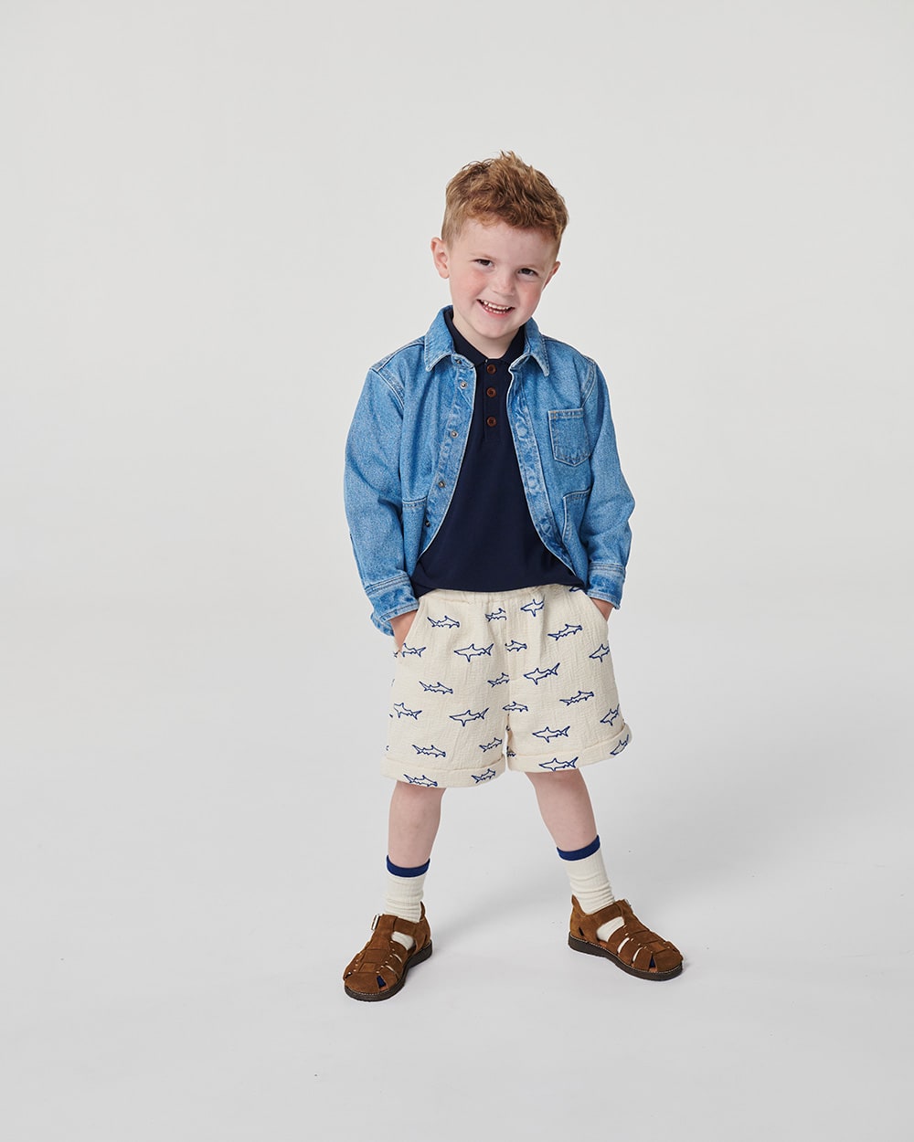 Denim Jakke - Lt. Blue Indigo Washed