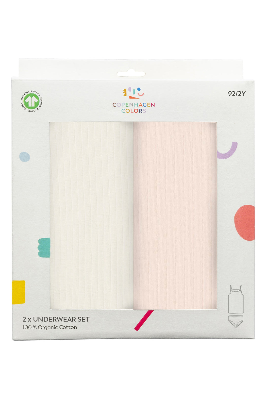 2-PAKKE UNDERTØJ - SOFT PINK/ CREAM COMB. CORE