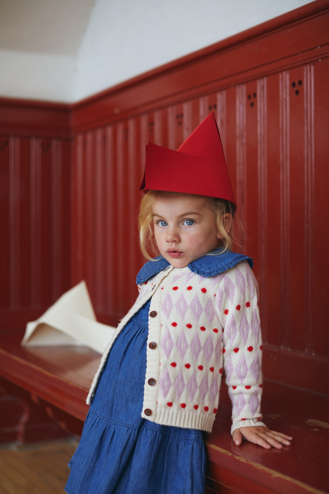 LET DENIM KJOLE M. KRAVE - LT DENIM BLUE