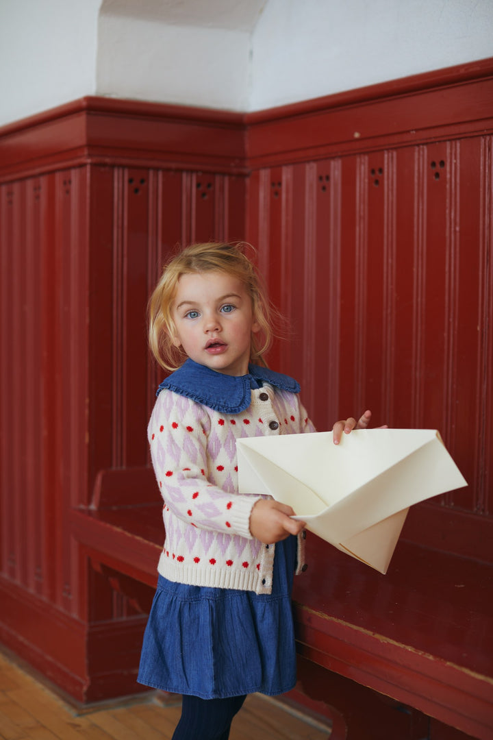 LET DENIM KJOLE M. KRAVE - LT DENIM BLUE