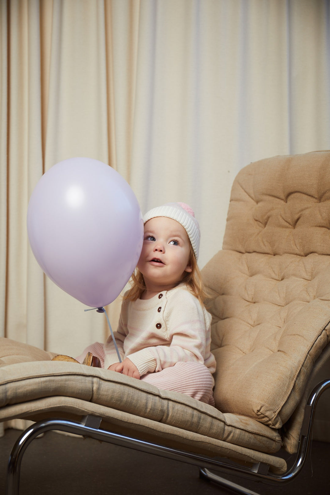 RIB BUKSER M. VIDDE I MERINOULD - DUSTY ROSE