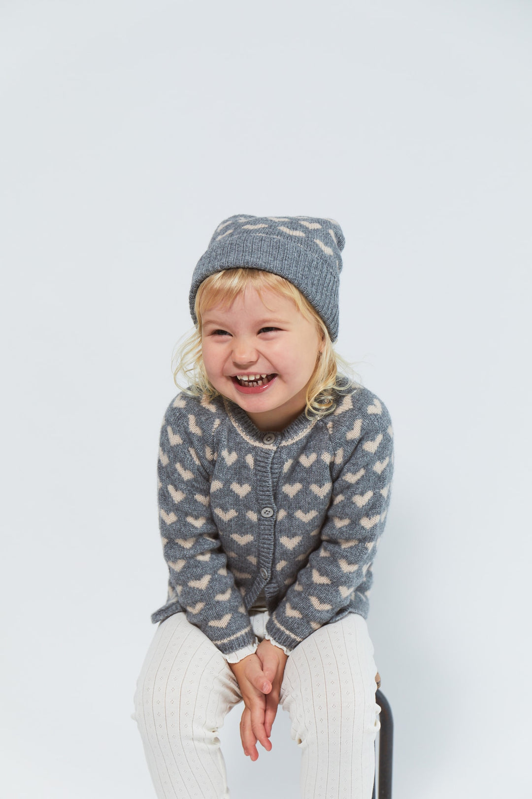 POINTELLE JUNIOR LEGGINS M. BINDEBÅND - CREAM