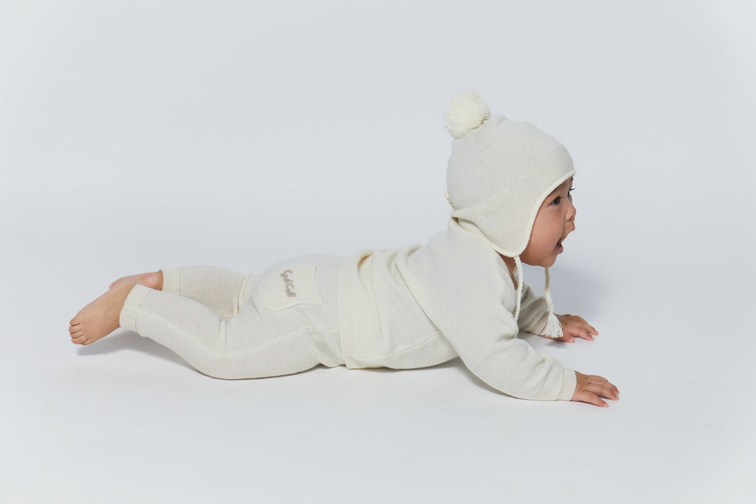 Cashmere Classic Baby Pant - Cream
