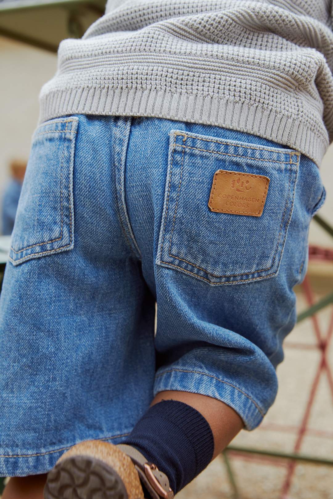 DENIM SHORTS - LT BLUE INDIGO WASHED
