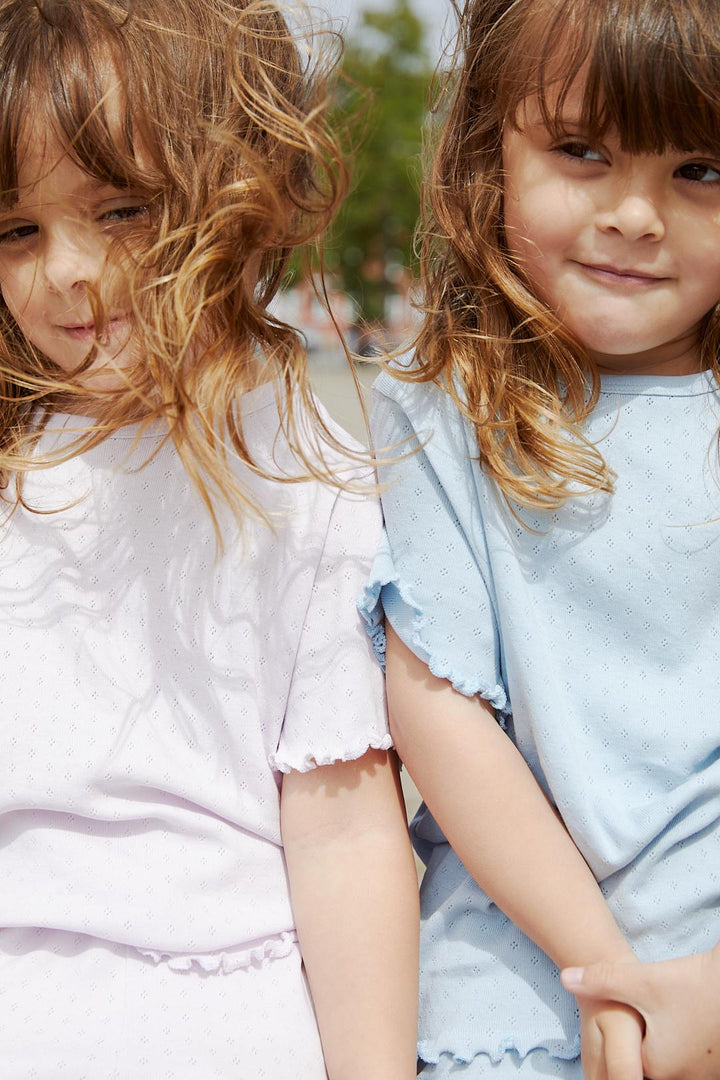 SOMMER POINTELLE T-SHIRT SS - LAVENDER