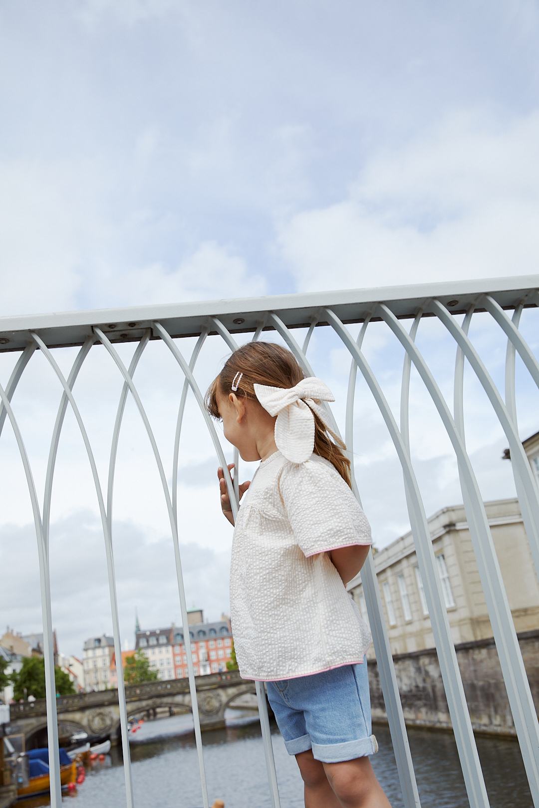 DENIM SHORTS M. REB - LT BLUE INDIGO WASHED