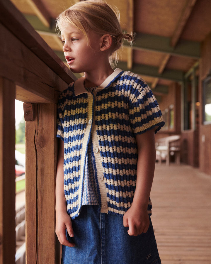 ØKOLOGISK DENIM NEDERDEL - INDIGO BLUE WASHED