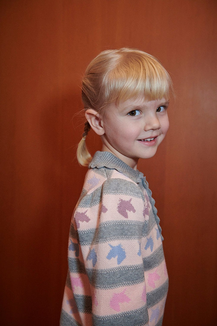 Enhjørning Bluse m. Krave - Unicorn