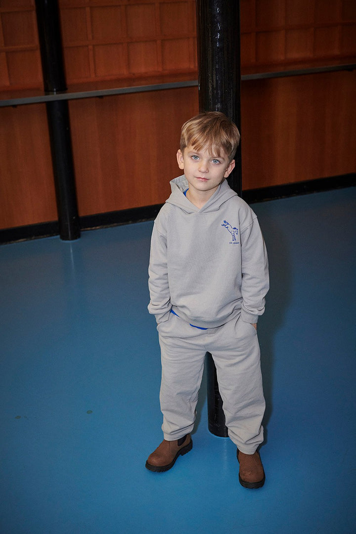 Sweat Bukser m. Baggy Wide Fit - Grey