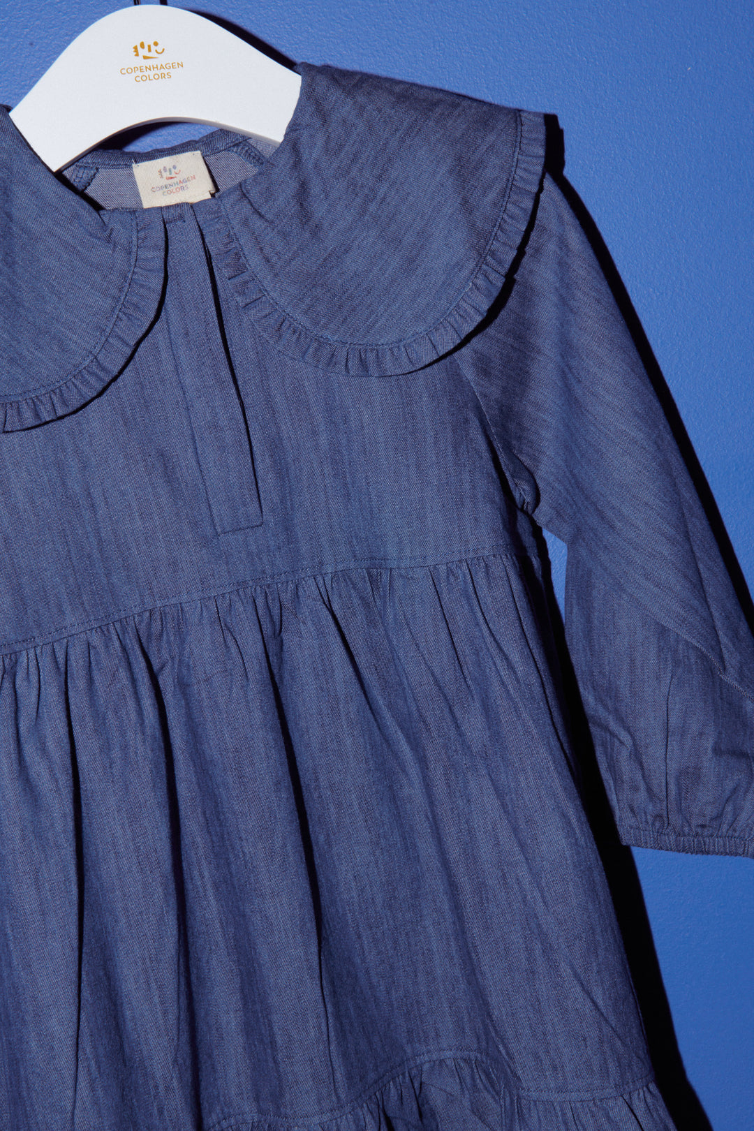 LET DENIM KJOLE M. KRAVE - LT DENIM BLUE