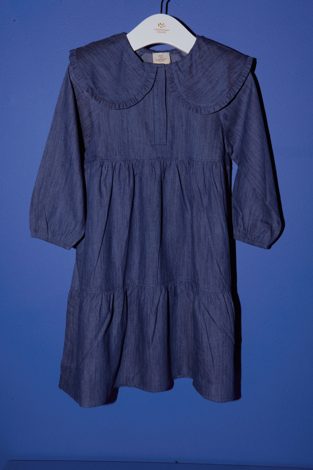 LET DENIM KJOLE M. KRAVE - LT DENIM BLUE