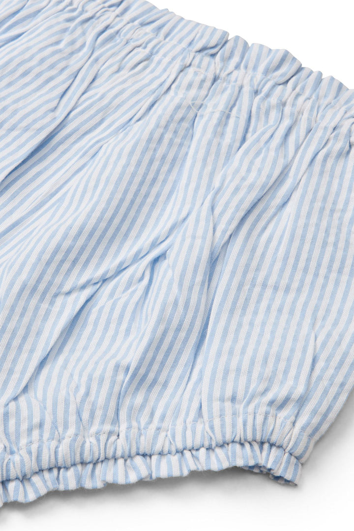 BÆK AND BØLGE BABY SET - SKY BLUE W CREAM STRIPE