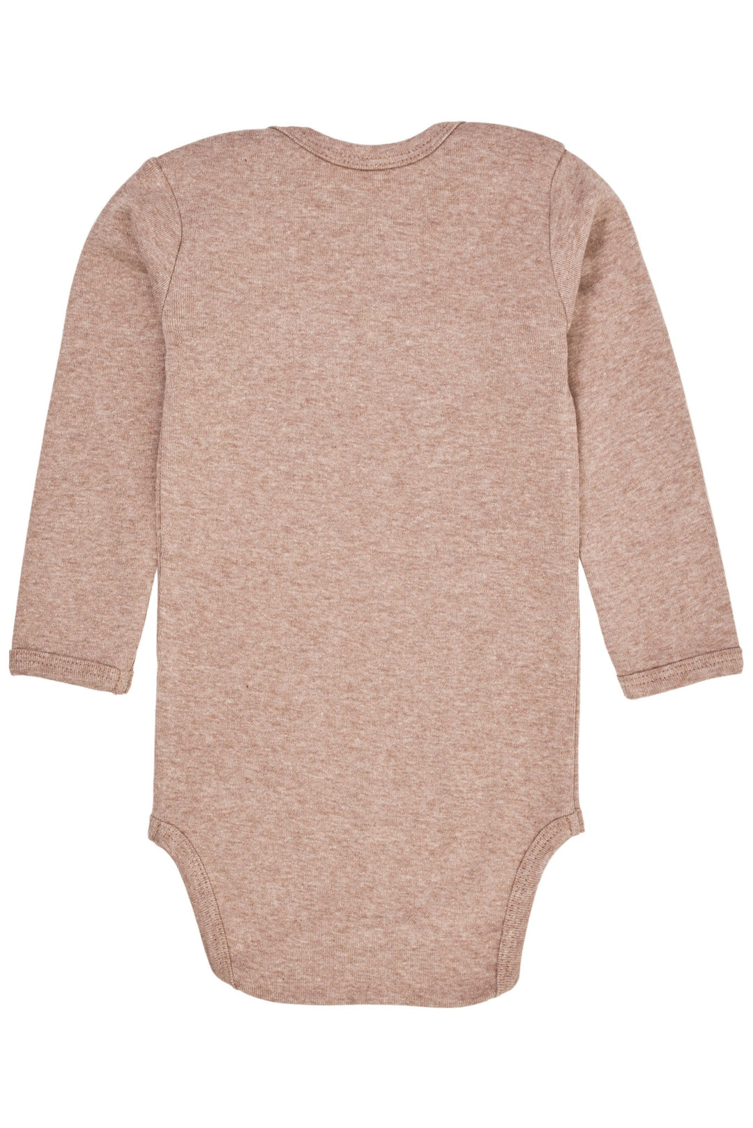 LANGÆRMET BODYSTOCKING I MELANGE - NATURAL MELANGE