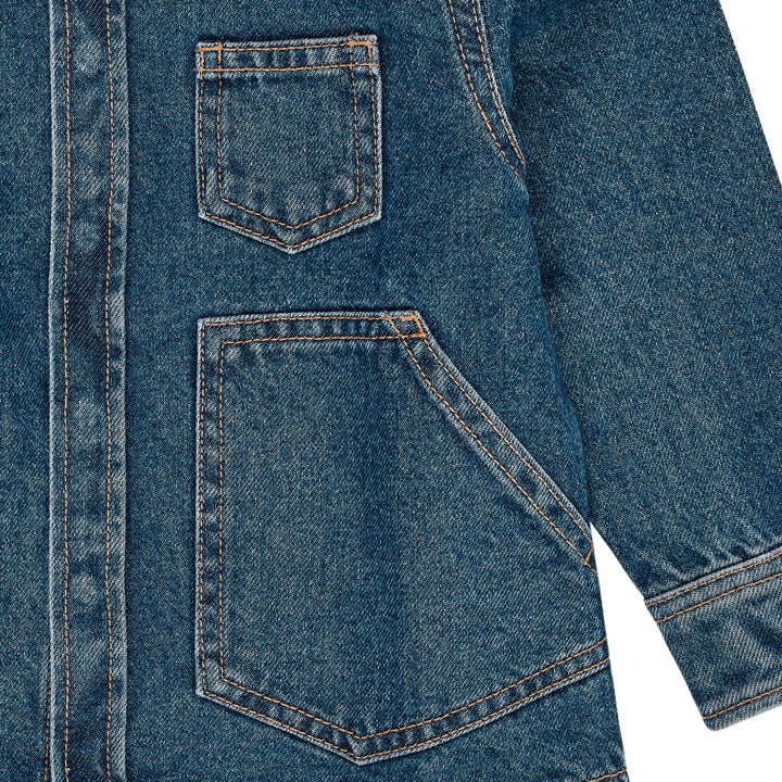 DENIM JAKKE - INDIGO BLUE WASHED