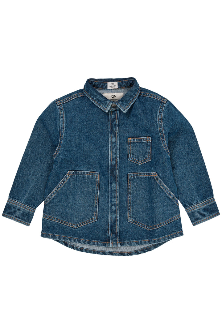 DENIM JAKKE - INDIGO BLUE WASHED