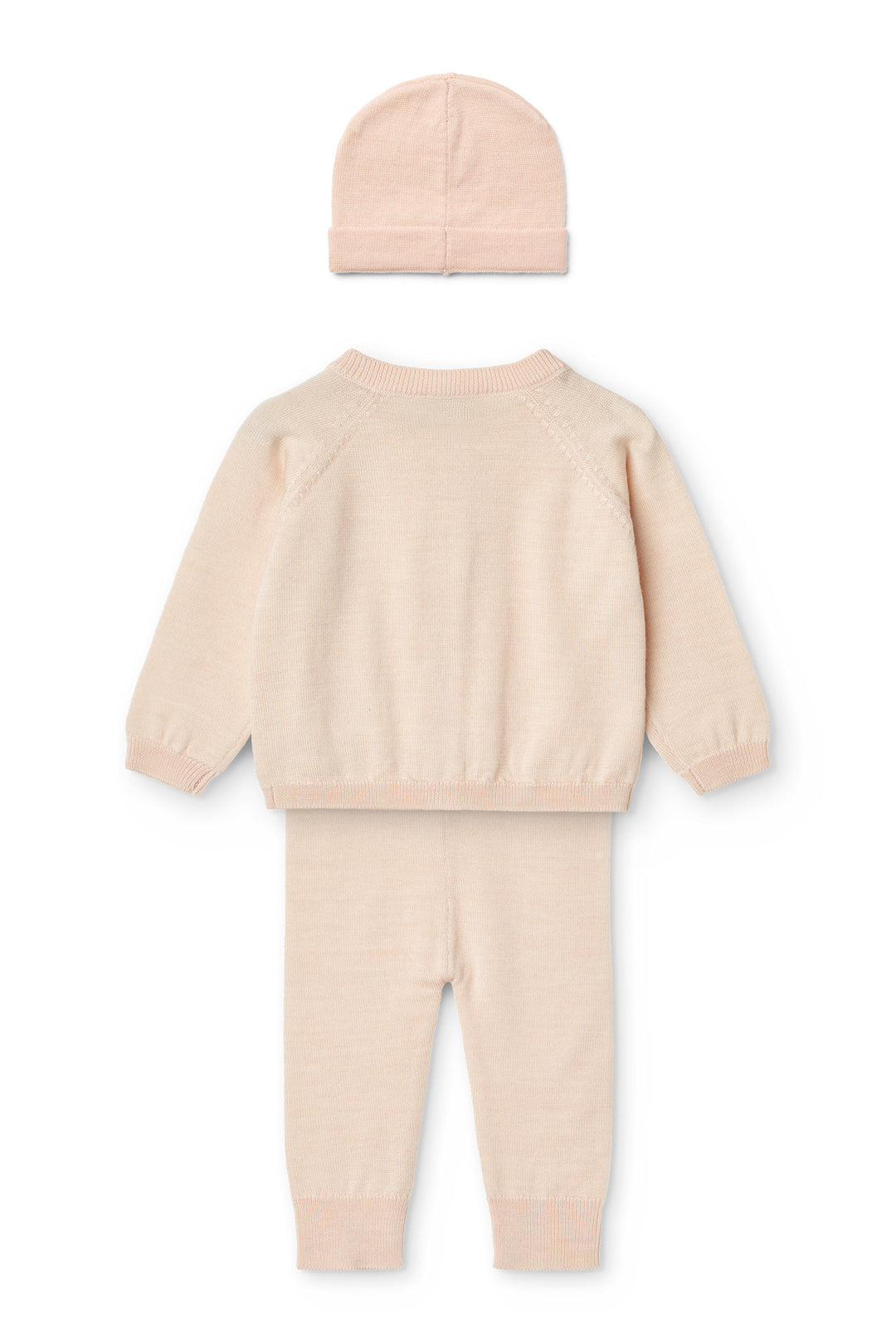 Merino Klassisk Sæt - Soft Pink