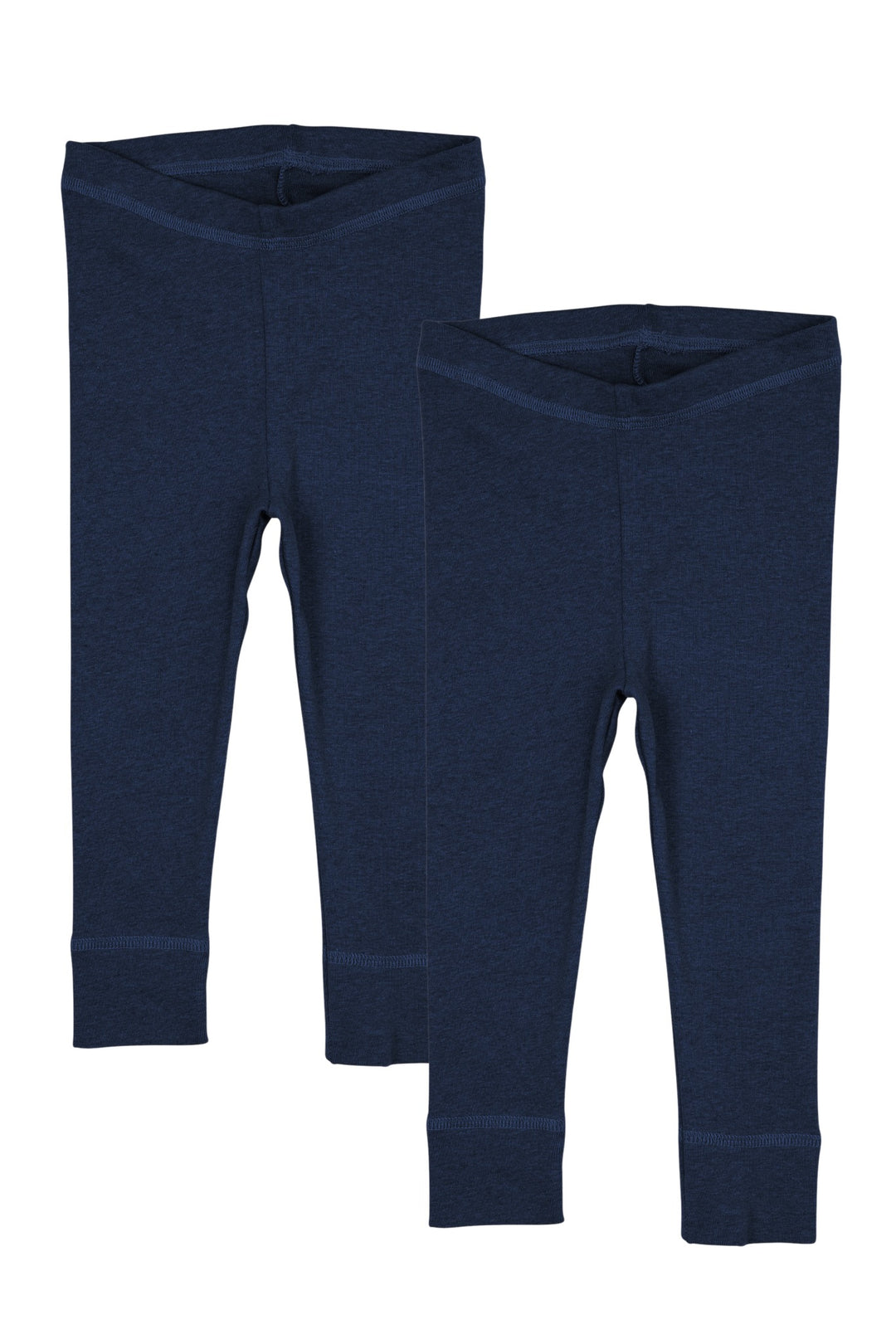 2 PAK MELANGE LEGGINGS - NAVY MELANGE