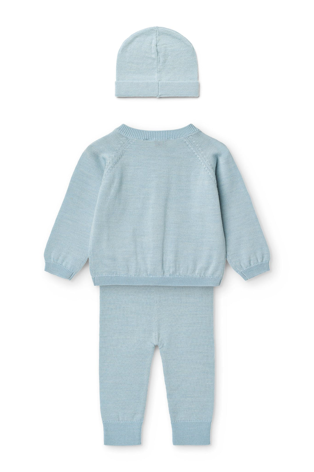 Merino Klassisk Sæt - Dusty Blue