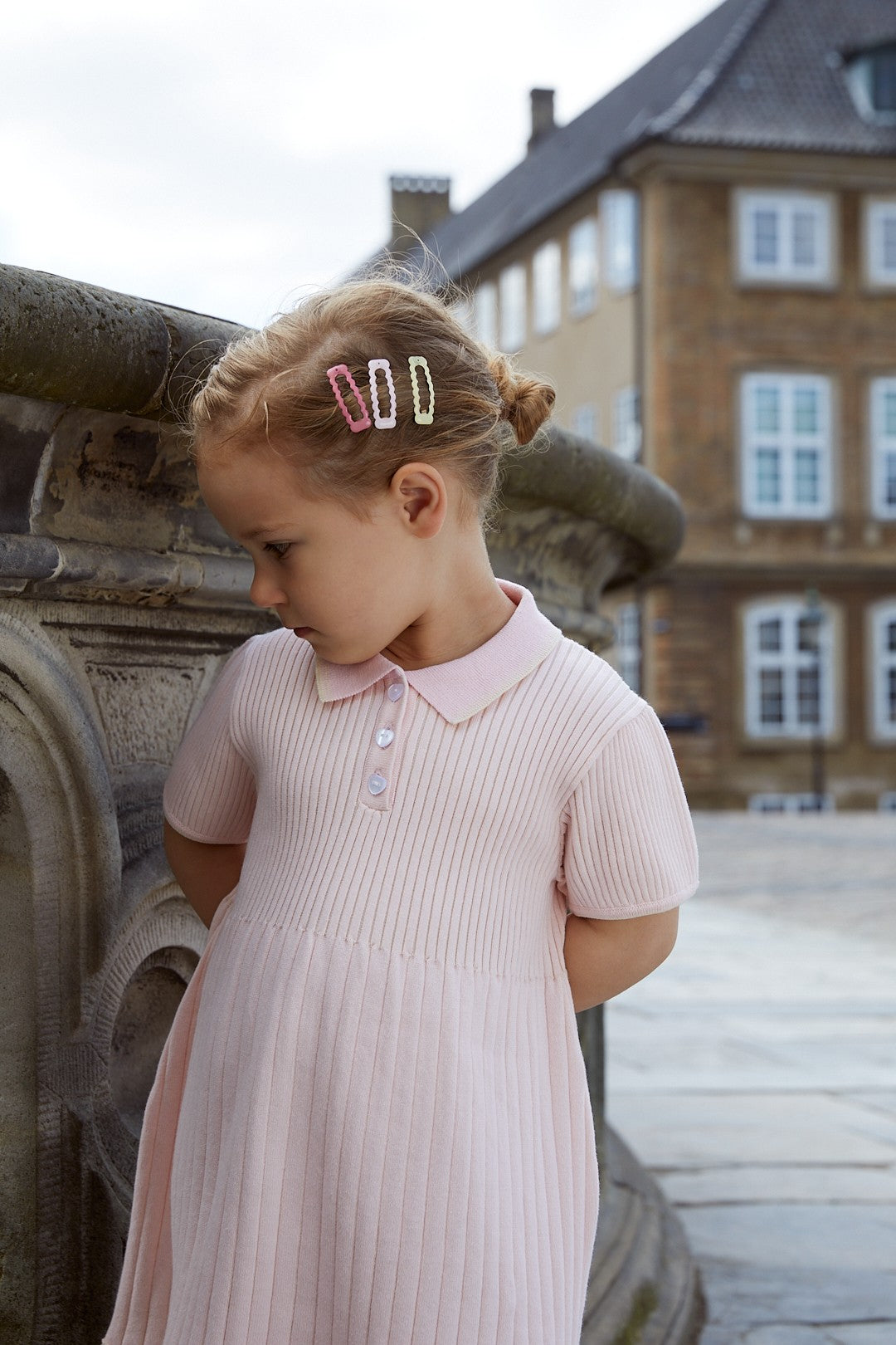 POLO STRIKKJOLE - BALLERINA/CREAM COMB.