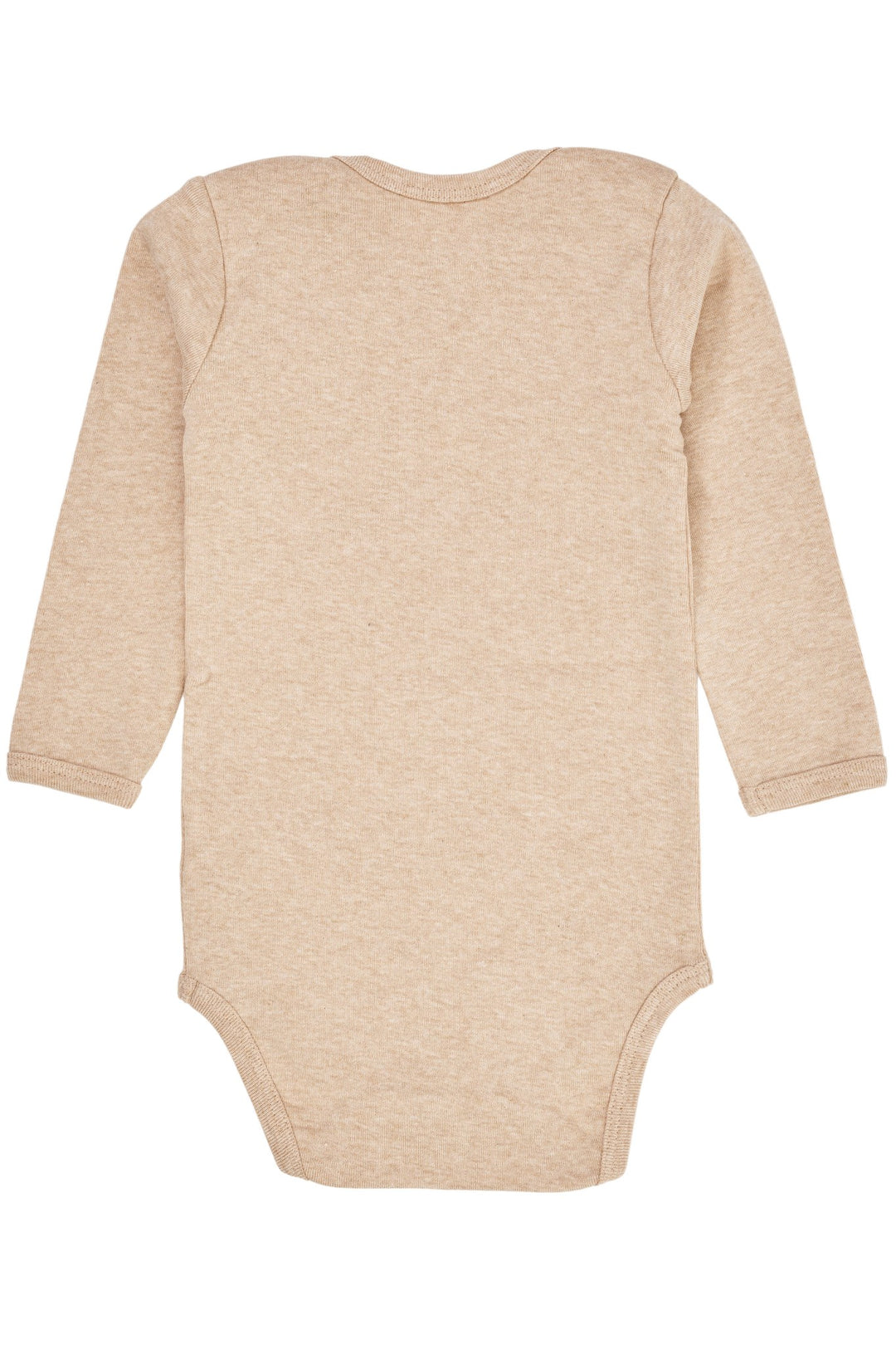LANGÆRMET BODYSTOCKING I MELANGE - BEIGE MELANGE