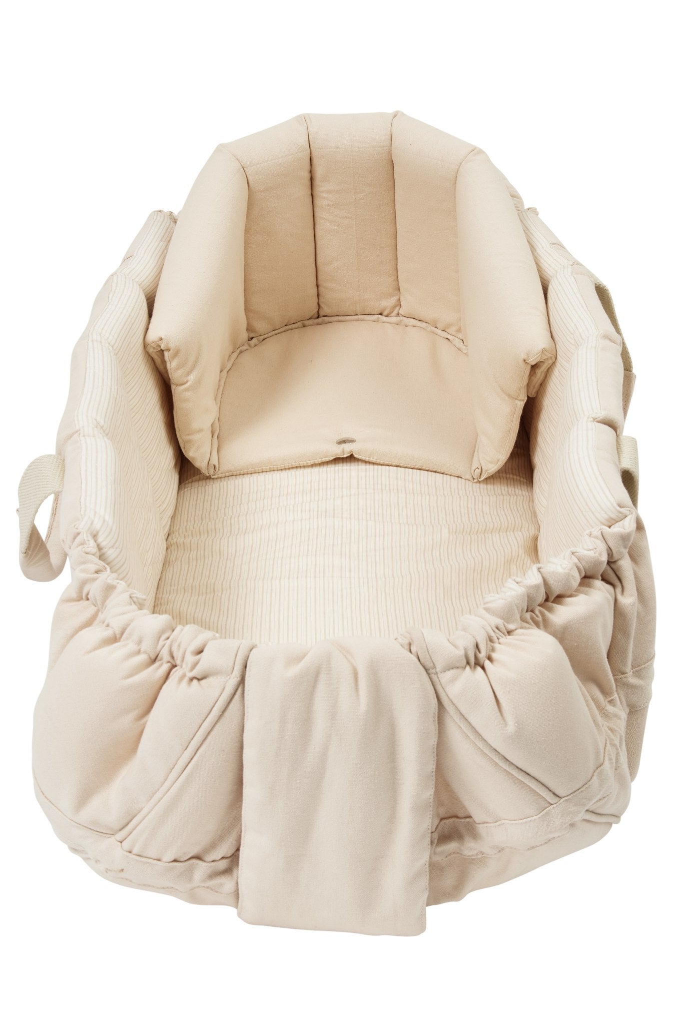 MULTIFUNKTIONEL KALECHE TIL BABY LIFT - CREAM SOLID W. CREAM STRIPE