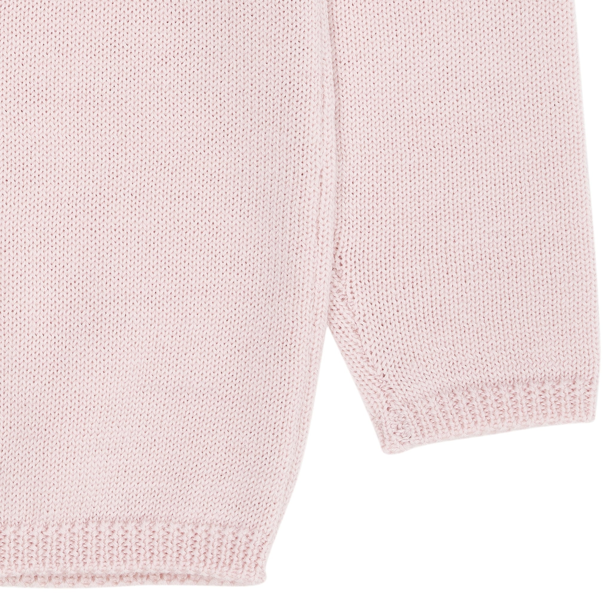 STRIKKET CARDIGAN I MERINOULD - DUSTY ROSE