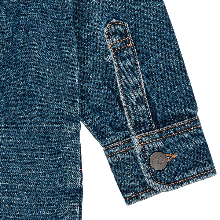 DENIM JAKKE - INDIGO BLUE WASHED