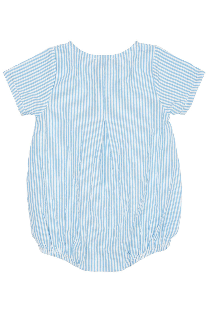BÆK OG BØLGE ROMPER - SKY BLUE W CREAM STRIPE