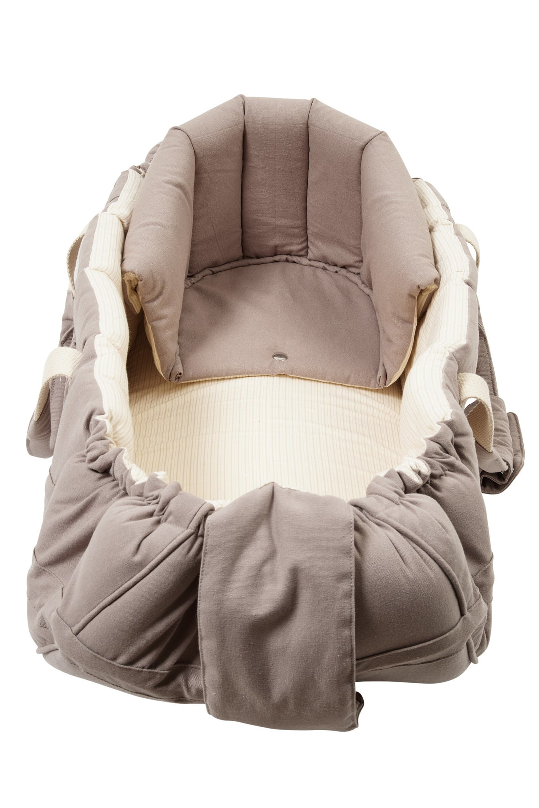 MULTIFUNKTIONEL KALECHE TIL BABY LIFT - DARK GREY SOLID W. CREAM STRIPE