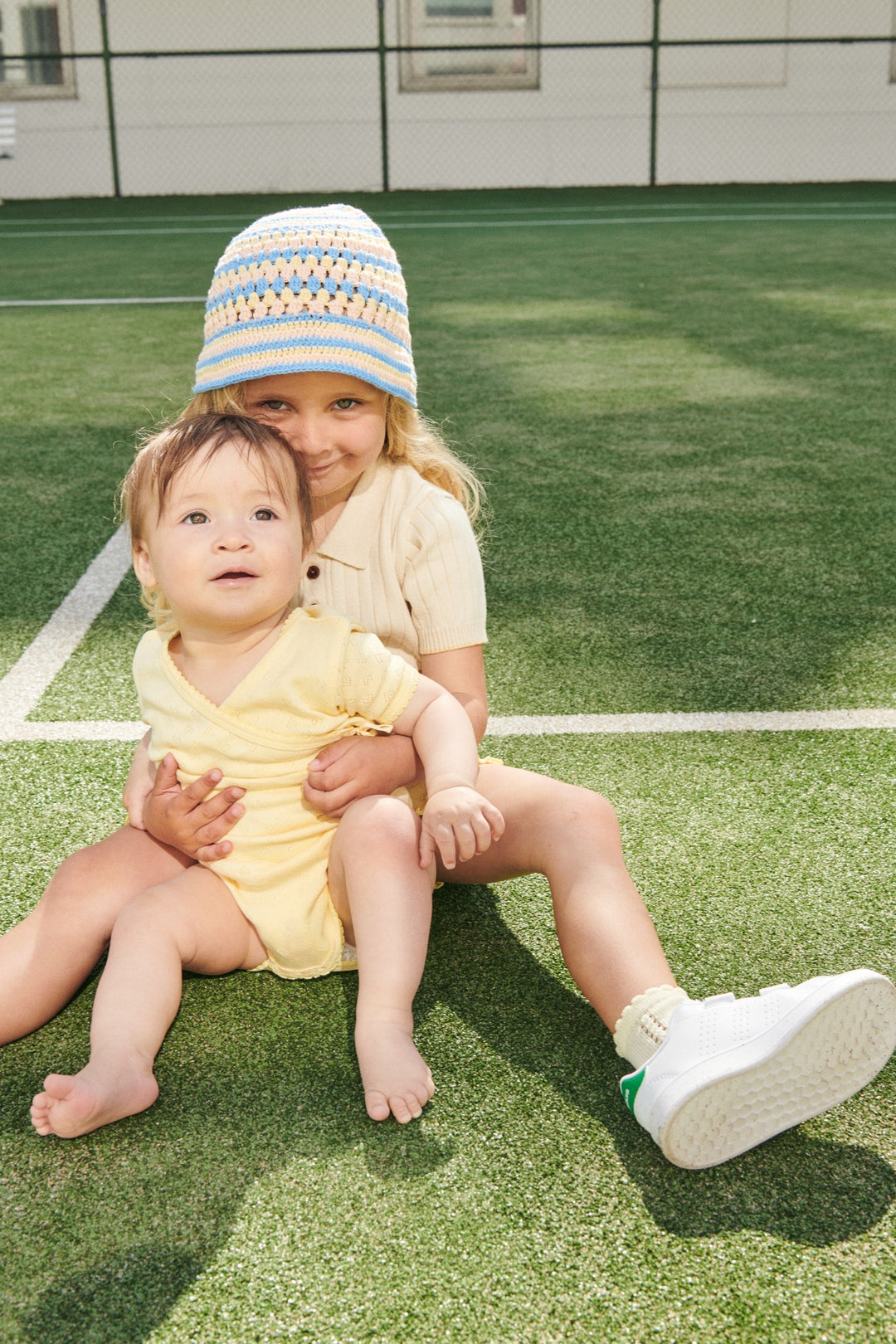 BODYSTOCKING M. HJERTE MØNSTER - PALE YELLOW