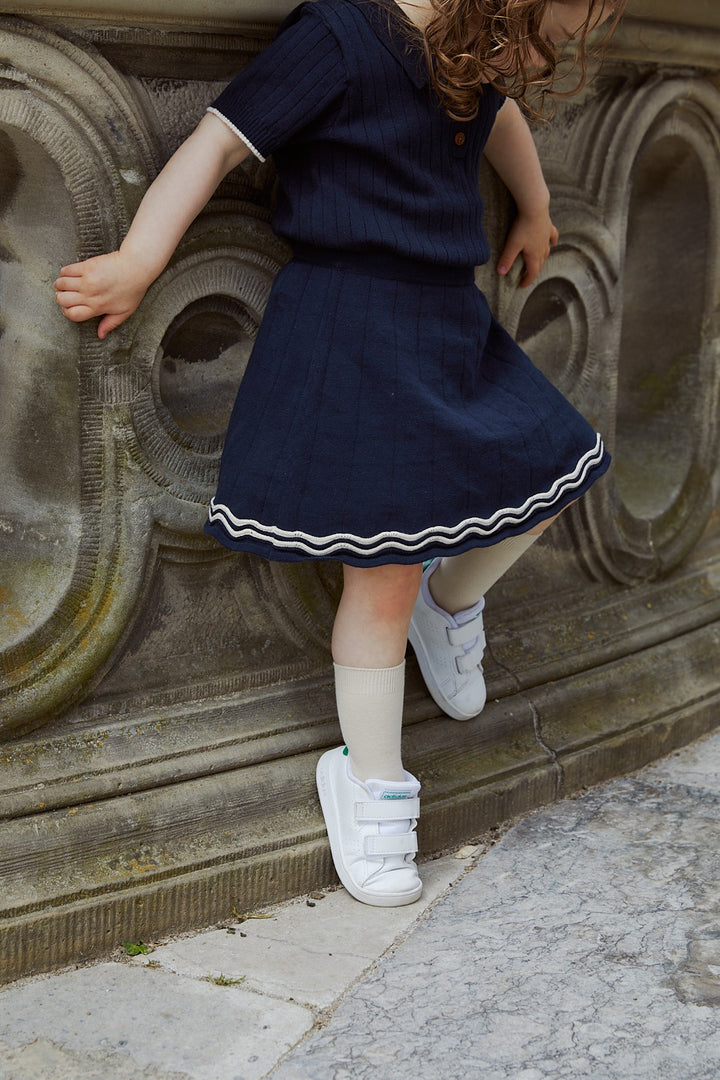 TENNIS NEDERDEL - NAVY/CREAM COMB.