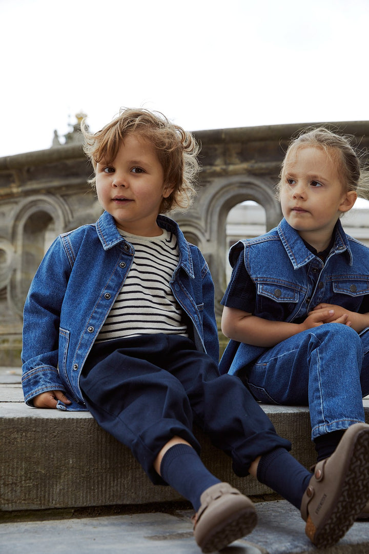 DENIM JAKKE - INDIGO BLUE WASHED