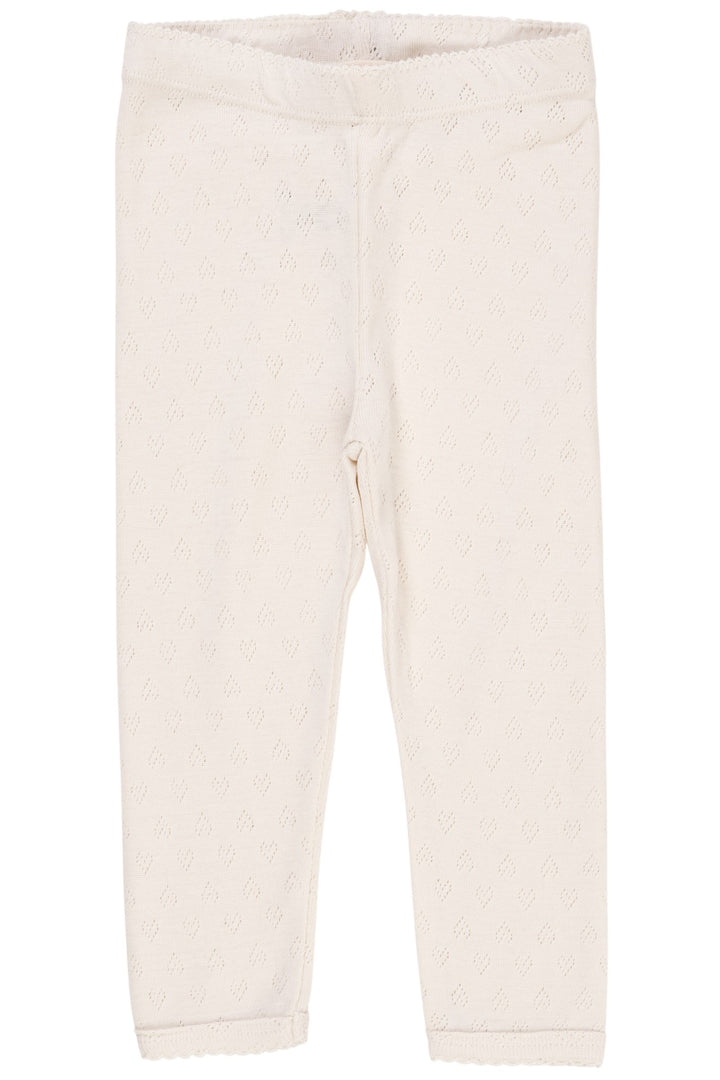 LEGGING M. HJERTE MØNSTER - CREAM