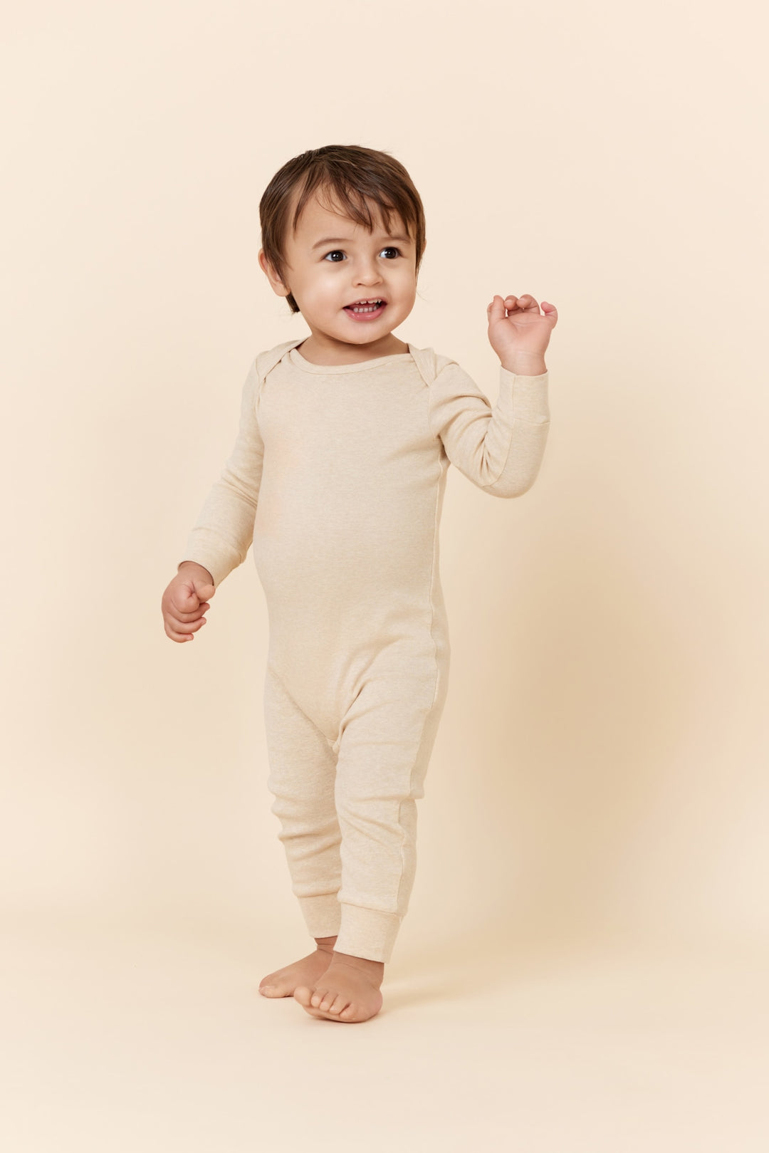 HELDRAGT I MELANGE - BEIGE MELANGE