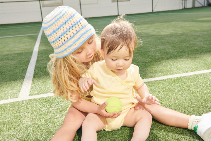 BODYSTOCKING M. HJERTE MØNSTER - PALE YELLOW