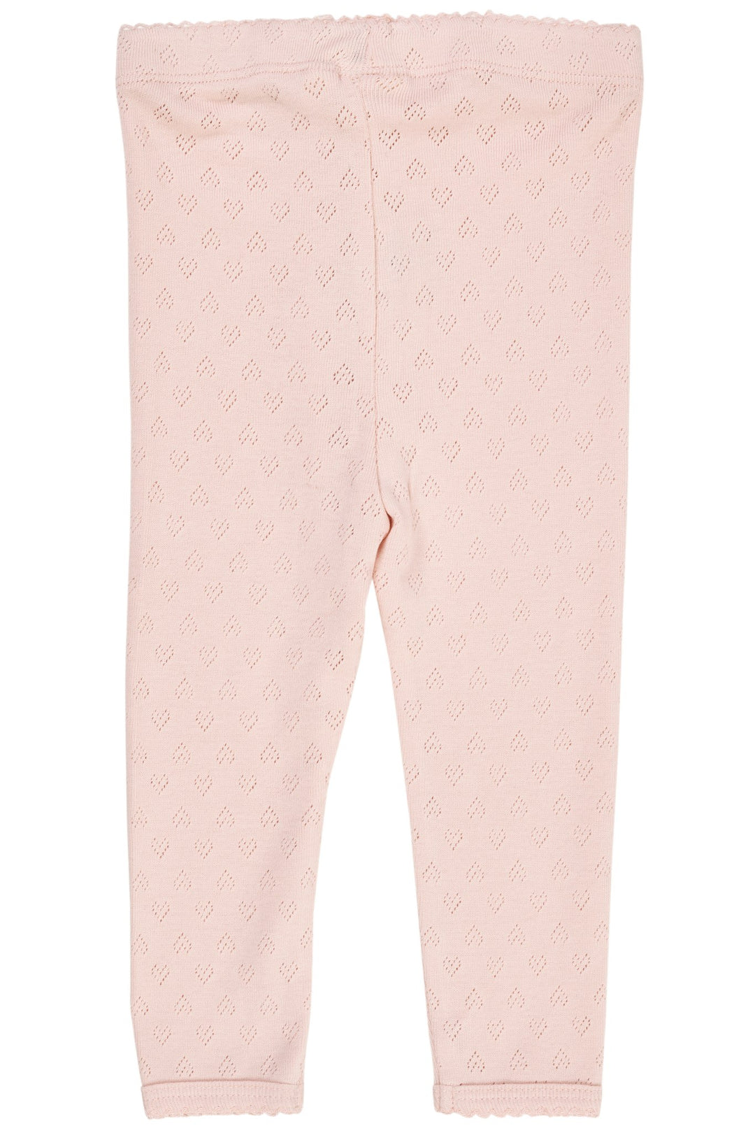 LEGGING M. HJERTE MØNSTER - DUSTY ROSE