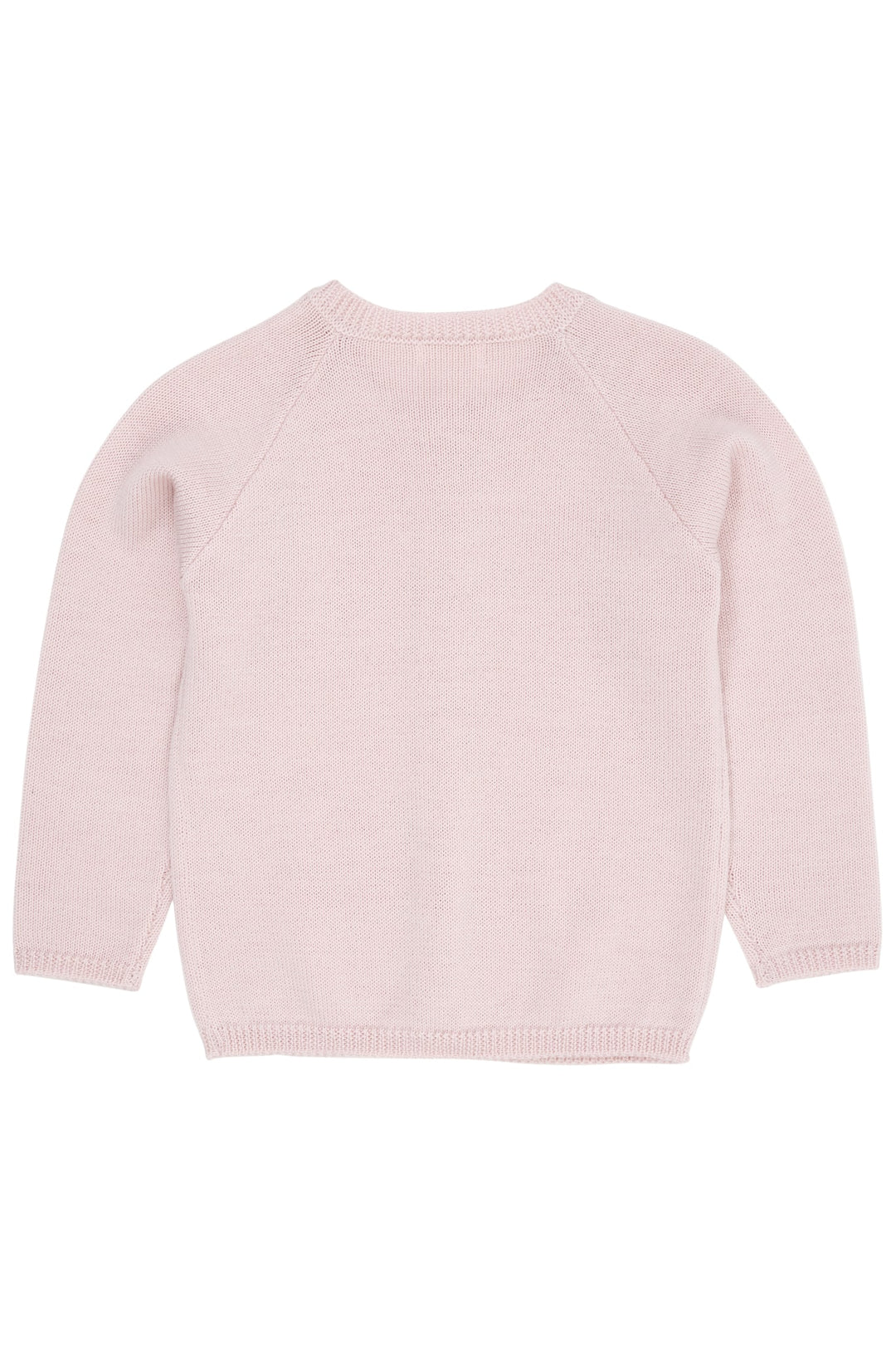 STRIKKET CARDIGAN I MERINOULD - DUSTY ROSE