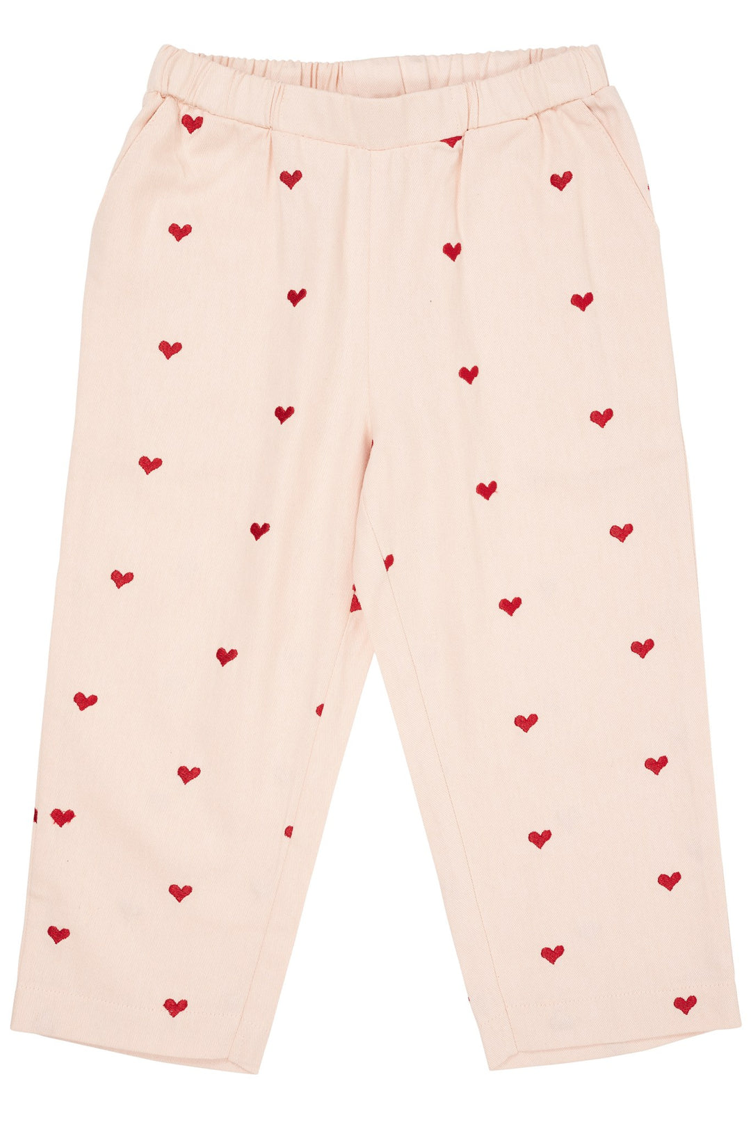 HJERTEBUKSER M. JUSTERBAR TALJE - DUSTY ROSE W BERRY HEARTS