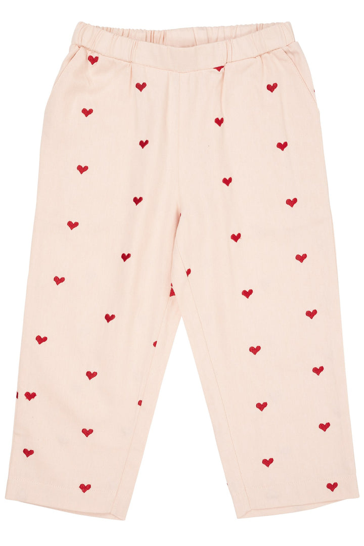 HJERTEBUKSER M. JUSTERBAR TALJE - DUSTY ROSE W BERRY HEARTS